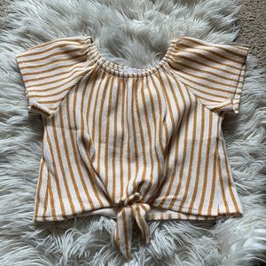 Zara girls striped top